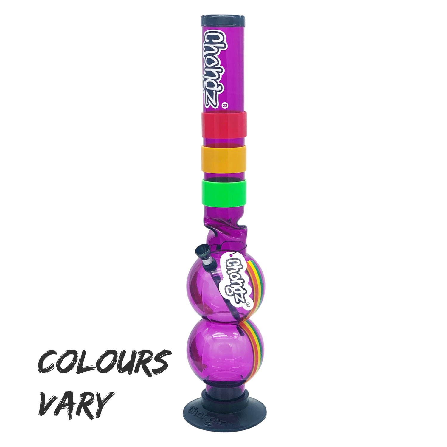 Chongz Acrylic 50cm "Double D" Waterpipe