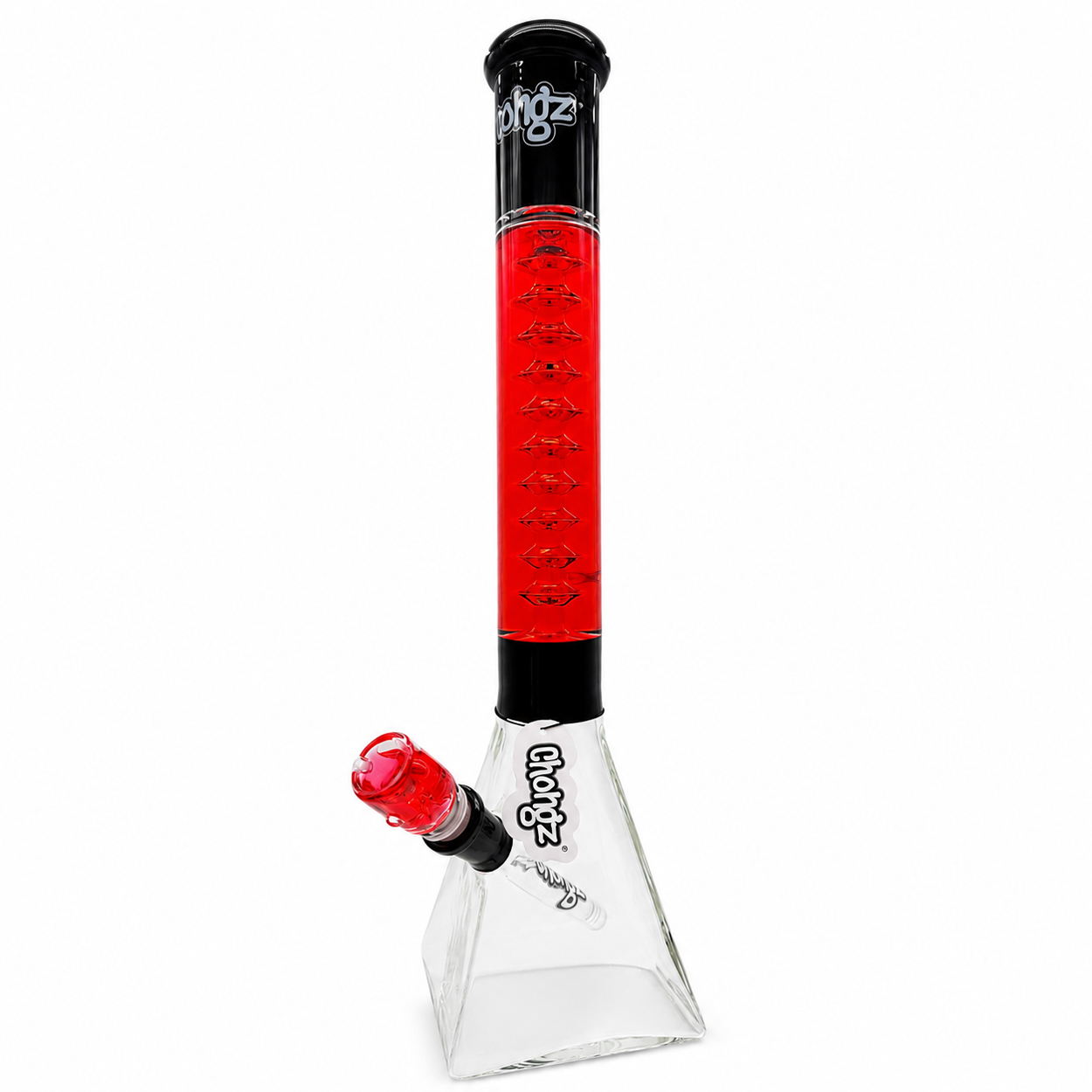 Chongz Glass 40cm "King Tut" Liquid filled waterpipe